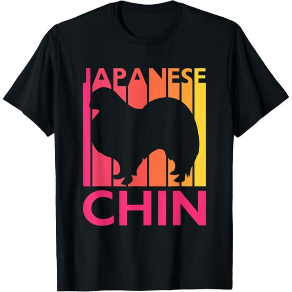 Japanese Chin Shirt Vintage Dog Tshirt Gift for Dog Lover T-Shirt men and women can wear, black, white, gifts