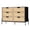 Black+Oak, variant on Modern Boho Rattan 6 Drawer Dresser - Silent Slides & Anti-Tip - Metal Handles & Legs - Eco-Friendly Bedroom Storage Cabinet - Black & Oak