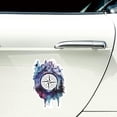 thumbnail image 6 of 7 Styles Compass Car Stickers Mountain Compass Automotive Decals Colorful Compass Bumper Decals Reflective Waterproof Decals for Vehicles Trucks Windows Decoration, 6 of 7