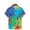 Multicolor#08, variant on Pitauce Mens Short Sleeve Button Down Hawaiian Shirt Tie-Dye Tropical Beach Shirts Holiday Casual Big & Tall Shirts S-5XL
