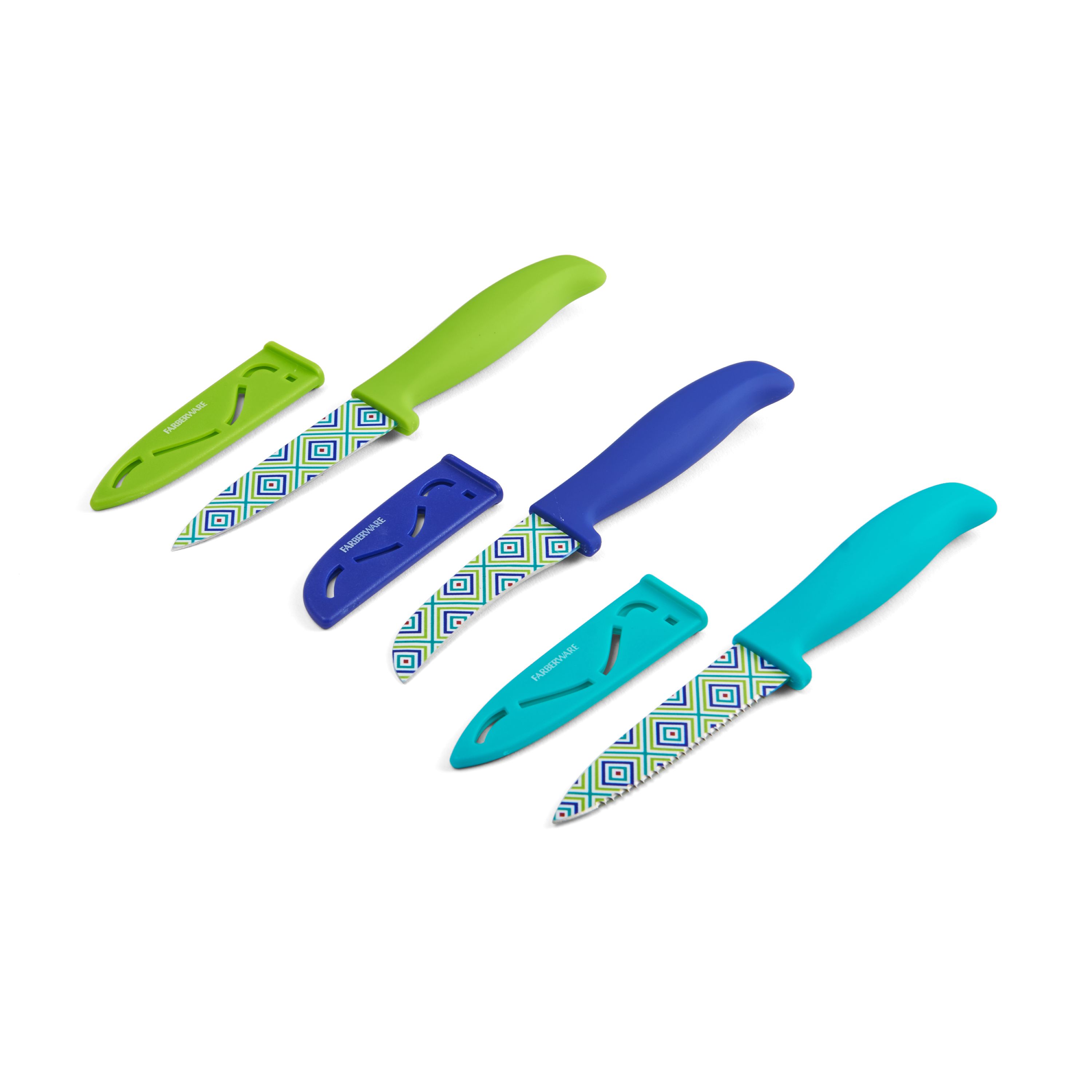 Farberware Colourworks 6Piece Paring Knife Set, Assorted Colors
