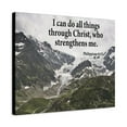 thumbnail image 3 of Scripture Canvas Christ Strenthens Me Philippians 4:13 Christian Wall Art Bible Verse Print Ready to Hang, 3 of 15