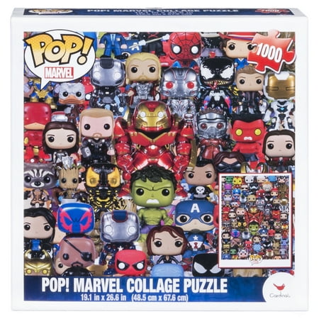 Marvel Pop! Vinyl Collage 1000 Piece Puzzle (Best Psp Puzzle Games)