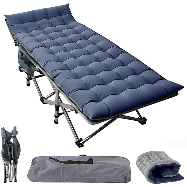 MOPHOTO Folding Camping Cots for Adults 600lbs, 28" Wide Sturdy