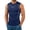 Blue, variant on Ceisia Mens Color Block Quick Dry Compression Short Sleeve Crew Neck Athletic Workout Base Layer T-Shirt (Blue S) Father's Day Gift