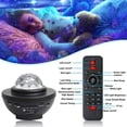 thumbnail image 3 of Proyector LED de galaxia y estrellas, luz de noche, reproductor de música USB Bluetooth para niños, lámpara de proyección de estrellas romántica, regalos, 3 of 5