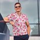 thumbnail image 4 of Fotbe Strawberry Popsicle Camiseta Polo de Golf para Hombre con Estampado – Camisa Deportiva Transpirable con Cuello Abotonado-Medium, 4 of 6