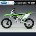 thumbnail image 3 of Welly 1:10 Kawasaki 2017 KX 250F Alloy Motorcycle Model High Simulation Diecast Metal Motorcycle Model Collection Children Gifts, 3 of 6