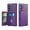 Purple, variant on for Samsung Galaxy S25 Plus Case Premium Leather RFID Blocking Wallet with Card Holder, Back Flip Cover Kickstand Magnetic Closure Shockproof Heavy Duty Case for Samsung Galaxy S25 Plus,Black
