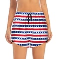 thumbnail image 2 of Goofa Stars And Stripes Printed Women 2 in 1 Running Shorts,Quick Dry Athletic Workout Shorts,High Waisted Athletic Shorts with Liner Pockets-X-Large, 2 of 9