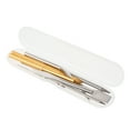 thumbnail image 1 of Miangastore Knit Needle Set Golden Stainless Steel 1 Set 4.7X0.4X0.04In, 1 of 9