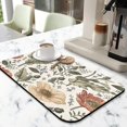 thumbnail image 2 of Washable Rubber Colorful Floral Dish Drying Mats for Kitchen Counter Home Large Coffee Bar Pad Accessories and Decor for Utensils Stemware 19.5''x12'', 2 of 7