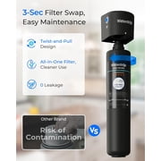 Waterdrop 15UA Under Sink Water Filter System, Under Counter Water Filter Direct Connect to Kitchen Faucet, NSF/ANSI 42 Certified, with one filter