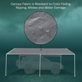 thumbnail image 2 of HIO 10'x20' Heavy Duty Carport Car Canopy Portable Garage Party Tent Storage Shed Boat Shelter with 4 pcs Sandbags, Grey, 2 of 8