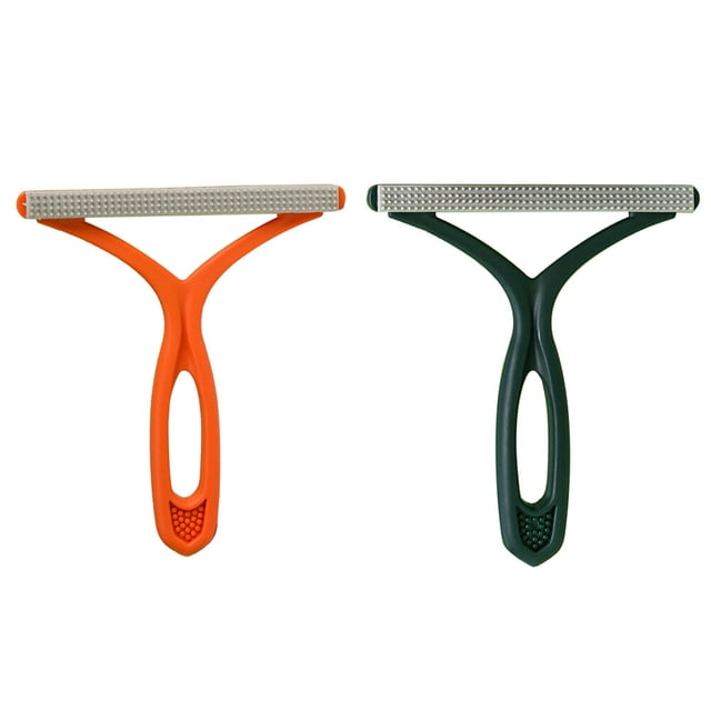 Miangastore Clothes Pet Hair Remover Dark Green 2Set 5.5X5.1X0.6In