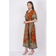thumbnail image 2 of Women's Kaftan Dress Beach Cover Up Tribal Ethnic Print Plus Size Loose Kimono Maxi Dress, 2 of 6