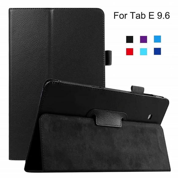 Tab E 9.6 Inch PU Leather Stand Flip Cover Case For Samsung Galaxy Tab E 9.6" T560 T561 SM-T560 Tablet Funda Black