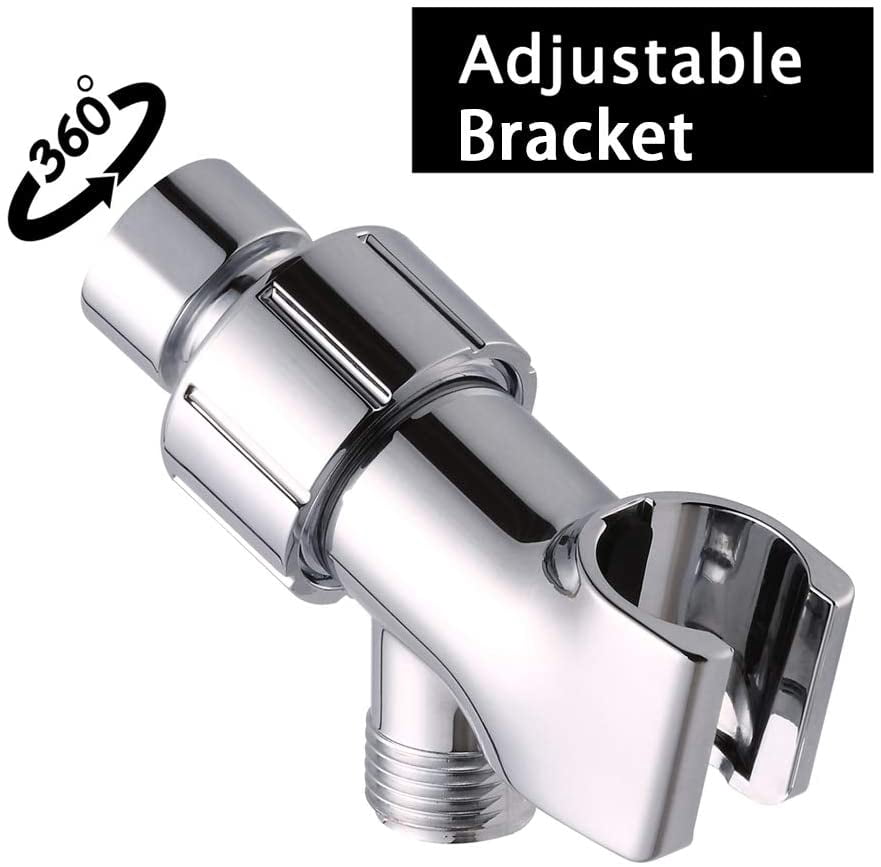 AQwzh High Pressure Shower Head with Pause Mode and Massage Spa, 5 Settings Handheld Sprayer with 61" Stainless Steel Hose, Easy to Install