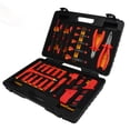 thumbnail image 3 of Juego de 26 puntas de trinquete BuyWeek con carcasa aislada 1000 V compacto y liviano, 3 of 9