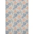 thumbnail image 2 of Addison Rugs Mayfield Washable Coastal Shells Peach Rectangle Rug, 8' x 10', 2 of 6