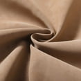 thumbnail image 4 of DPTALR Men's Classic Round Neck Leather Jacket Solid Color Long Sleeve with Zipper Pockets,Khaki, XL, 4 of 9