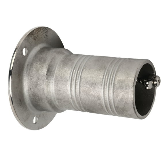 1.5 Inch Deck Filler Cover, 316 Stainless Steel Hardware with Key Water Deck Fuel Filler Angled Neck for Marine Yacht Ship