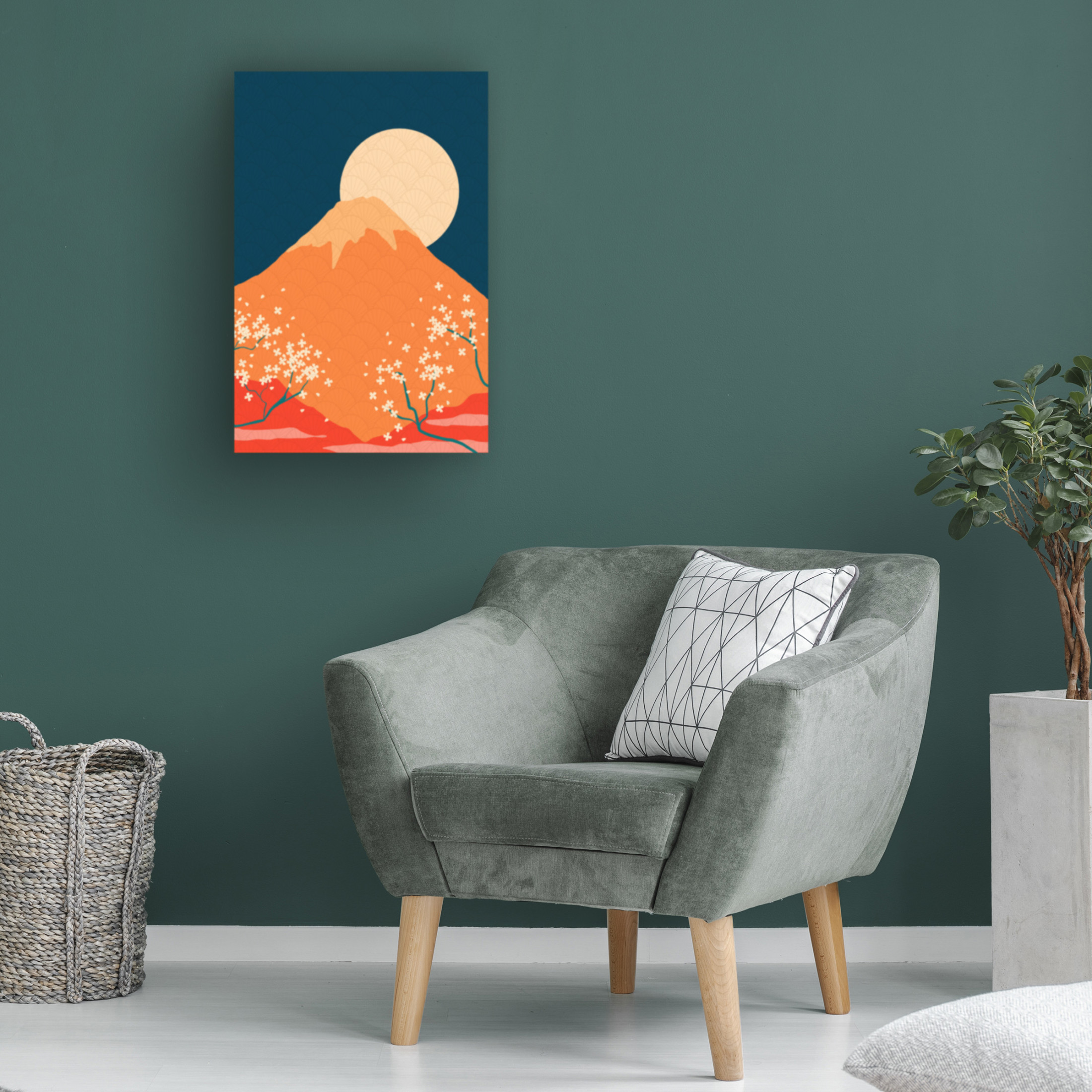 Trademark Fine Art Fadil Roze  Night Blossom Canvas Wall Art