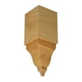 thumbnail image 4 of Hardwood Crown Molding Inside Corner Block EWCR61, Cherry, 4 of 8