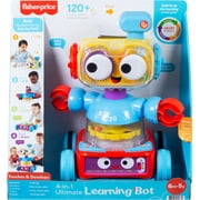 Fisher-Price 4-in-1 Learning Bot Interactive Toy Robot for Infants Toddlers and Preschool Kids