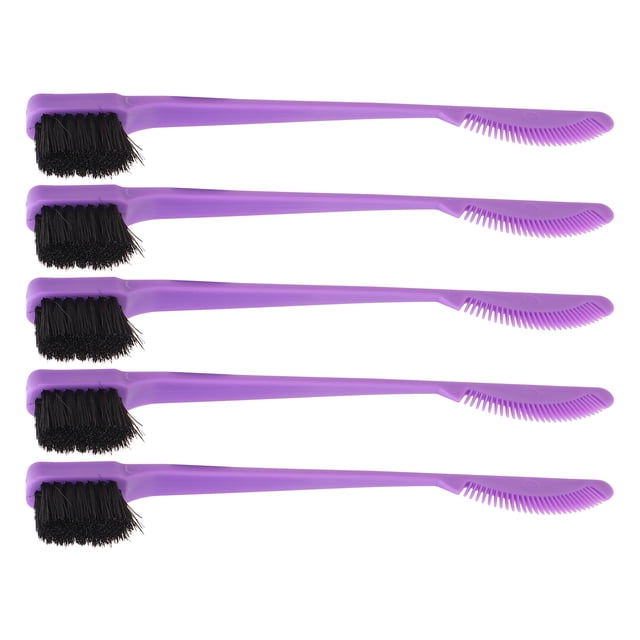 Peine para cejas de doble filo BuyWeekMX 5 piezas cepillo de doble cara