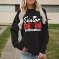 thumbnail image 4 of Senior Mom Sweatshirts for Women Class Of 2026 Long Sleeve Crewneck Graphic Sweatshirt Pullover Tops, 4 of 5