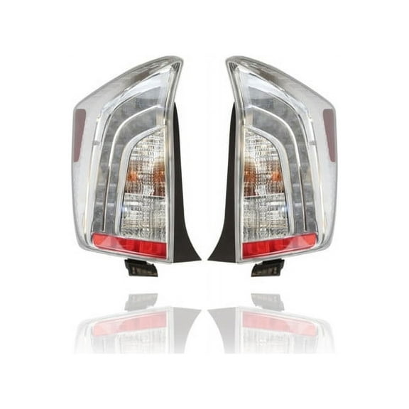 Tail Light Assembly - DEPO Compatible/Replacement for '12-15 Toyota Prius Plug-In - Pair, Left Driver   Right Passenger Set - 8155147220, 8156147230 - CAPA