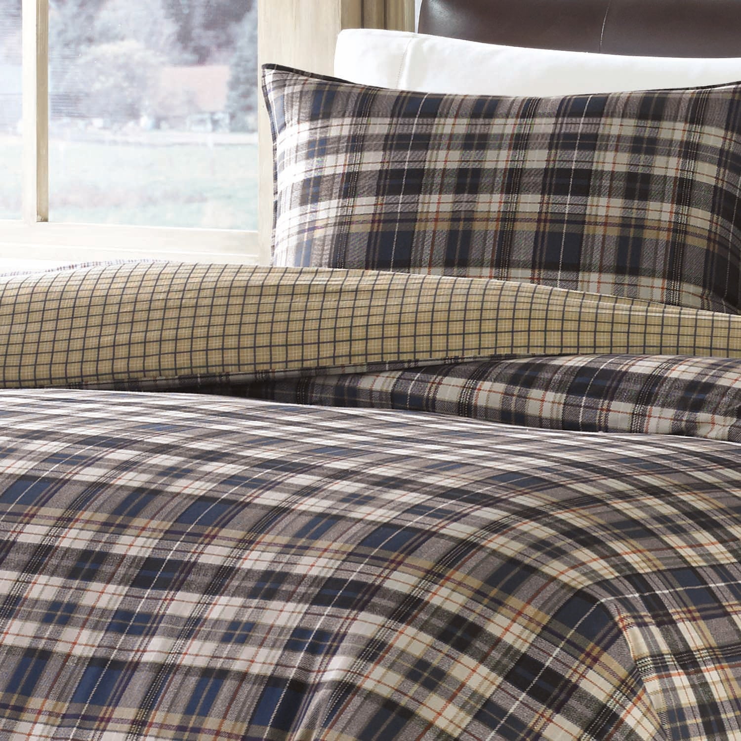 Eddie Bauer  Spencer Plaid Duvet Cover Set