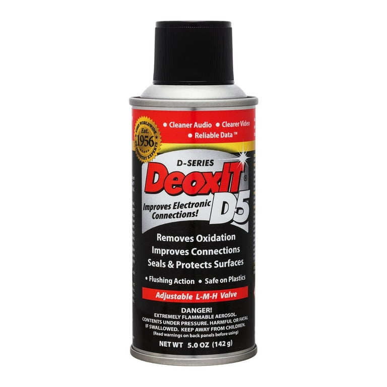 CAIG Laboratories DeoxIT D5 Contact Cleaner 5% Solution and F5