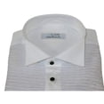 thumbnail image 5 of Men CEREMONIA Formal Cotton Shirt Wingtip Slim Fit Turkey #PLA 13 Crinkled White, 5 of 5