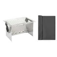 thumbnail image 2 of Parrilla de barbacoa plegable, compacta, versátil, desmontable, de acero inoxidable, fácil de mantener, ideal para senderismo, principiantes y picnic., 2 of 8