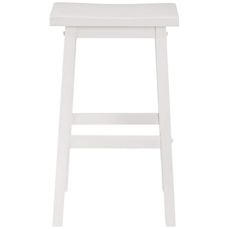 White saddle stool counter height hotsell