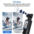 thumbnail image 4 of Cámara Deportiva Digital de Bolsillo X8 HD 4K con Pantalla IPS de 1.99 Pulgadas y Rotación de 270°, WiFi, Ideal para Viajes en Bicicleta Al Aire Libre., 4 of 8