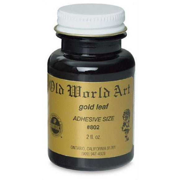 OLD WORLD ART / EASY LEAF Feuille d'Or Adhésive, 2 oz