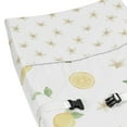 thumbnail image 2 of Sweet Jojo Designs Lemon Yellow White and Green Changing Pad Cover, 2 of 6