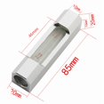 thumbnail image 4 of High Precision 0.02mm/m Bubble Level, 85x20x20mm Silver Shell Mechanical Level Tool with Green Liquid Vial, 4-Second Response, Compact & Durable for Mechanical Engineers,, Leveling and Precision, 4 of 5