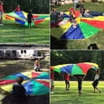 thumbnail image 2 of Juega al paracaídas Sonyabecca Kids de 16 pies con 12 asas durante más de 3 años, 2 of 7
