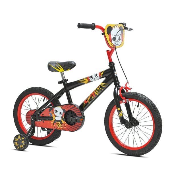 Ryan's World 16" Combo Panda Boy's Bike, Black Walmart