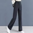 thumbnail image 4 of Pantalon Large à Taille Élastique Printemps Automne 2023 pour Femmes, 4 of 5