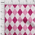 thumbnail image 2 of oneOone Polyester Spandex Magenta Fabric Check Argyle Sewing Craft Projects Fabric Prints By Yard 56 Inch Wide, 2 of 4