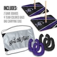 thumbnail image 3 of YouTheFan MLB Colorado Rockies Horseshoe Bags, 3 of 3
