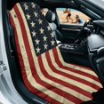 thumbnail image 3 of XYZCANDO Car Towel Seat Covers Washable Car Seat Towel Cover for Travel Running Gym, Car Seat Towel Protector Breathable, Star Stripe Design, 3 of 9