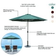 thumbnail image 3 of MOQIN Patio Umbrellas, 6.5ft Patio Umbrella Replacement Canopy, Market Umbrella Top, Outdoor Table Umbrella Canopy for 6 Ribs, 3 of 5
