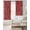 Red, variant on Red Striped Blackout Curtains for Bedroom - 84 Inch Long Light Blocking 2 Panels Set, Classic Minimalist Waves Lines Pattern Thermal Insulated Living Room Drapes Grommet Window Curtains 52"x84"
