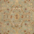 thumbnail image 6 of SAFAVIEH Antiquity Beaufort Traditional Floral Wool Area Rug, Teal/Beige, 8'3" x 11', 6 of 7